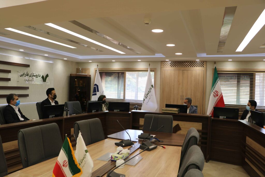میزبانی شرکت داروسازی فارابی از شرکت داروگستر باریج اسانس